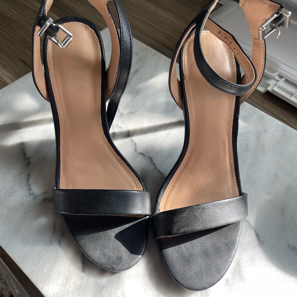 Nordstrom Abound Black Stiletto Heels